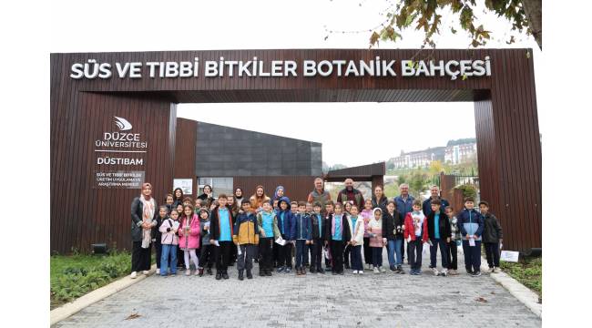 Düzce 23 Nisan İlkokulu’ndan Düzce Üniversitesi Botanik Bahçesi’ne Ziyaret