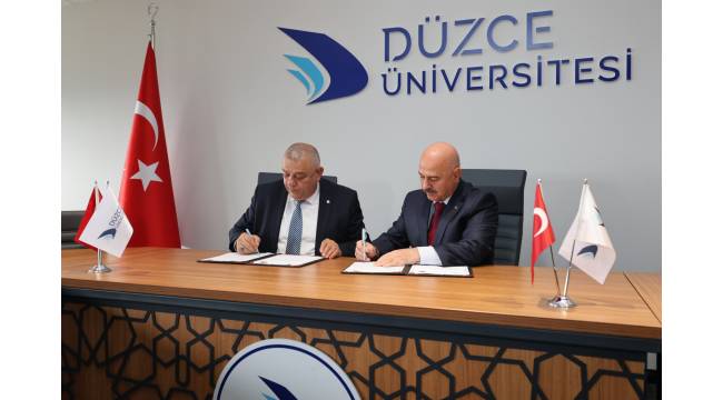 Düzce Üniversitesi ile Düzce Ticaret ve Sanayi Odası Arasında İş Birliği Protokolü