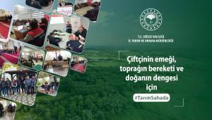 TARIMSAL ÜRETİM İÇİN SAHA ÇALIŞMALARI ARALIKSIZ SÜRÜYOR