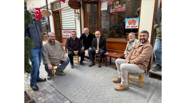 Kaymakam Deniz Pişkin, Esnaflarla Bir Araya Gelerek Hayırlı İşler ve Bol Kazançlar Diledi