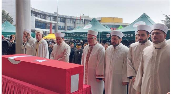 Şehidimizi Son Yolculuğuna Dualarla Uğurladık