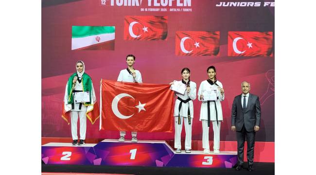 Türkiye Açık Taekwondo Şampiyonasında 3 Madalya